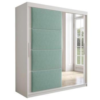 Szekrény Tapi 180 Fehér/Pisztácia kép