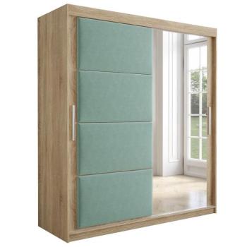 Szekrény Tapi 180 tölgy Sonoma/Pisztácia kép