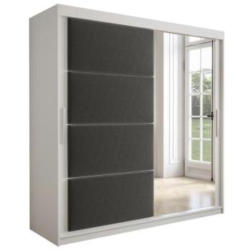 Szekrény Tapi 200 Fehér/szürke kép