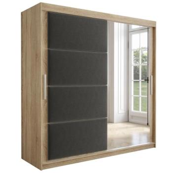 Szekrény Tapi 200 tölgy Sonoma/szürke kép