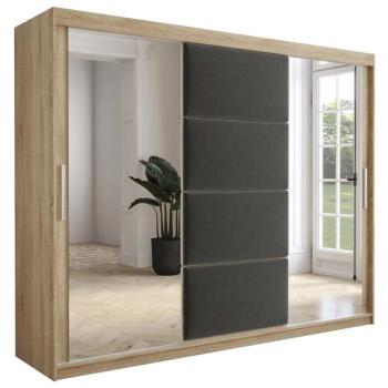 Szekrény Tapi 250 tölgy Sonoma/szürke kép