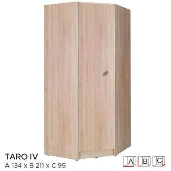 Szekrény Taro IV 134 cm tölgy sonoma kép