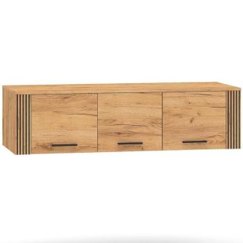 Szekrény Urso 11 3d Tölgy Craft aranysárga/fekete kép