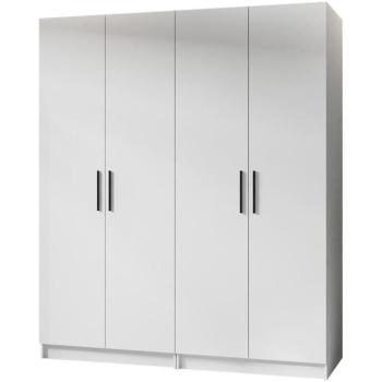 Szekrény X2 Gold 2d Fehér/Fehér kép