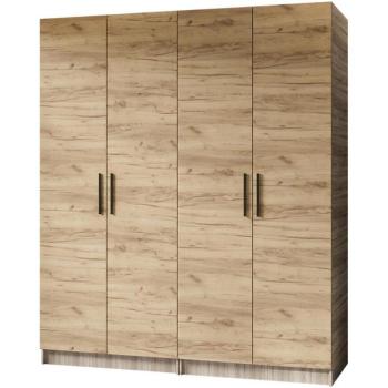 Szekrény X2 Gold 2d Tölgy Sonoma/Tölgy Craft Aranysárga kép