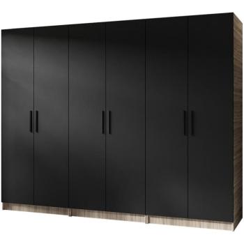 Szekrény X3 Gold 2d Tölgy Sonoma/Fekete kép