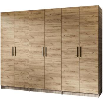 Szekrény X3 Gold 2d Tölgy Sonoma/Tölgy Craft Aranysárga kép