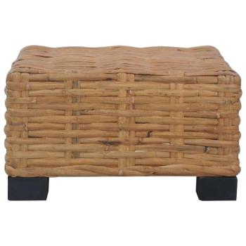 Természetes rattan dohányzóasztal 47 x 47 x 28 cm kép