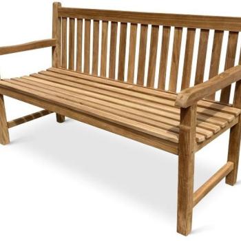 TEXIM Lavice zahradní ROMA, teak 150 cm kép