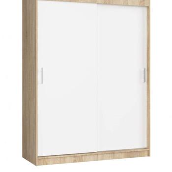 Tolóajtós gardróbszekrény - Akord Furniture - 150 cm - sonoma töl... kép