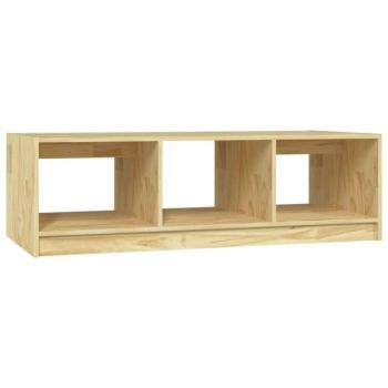 Tömör fenyőfa dohányzóasztal 110 x 50 x 34 cm kép