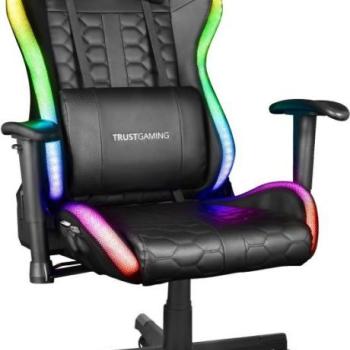 TRUST GXT 716 Rizza RGB LED Gaming Chair kép