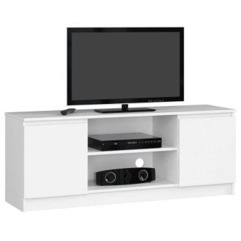 TV állvány 140 cm - Akord Furniture - fehér kép