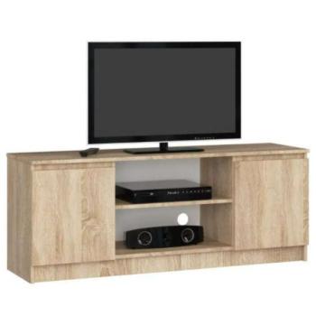 TV állvány 140 cm - Akord Furniture - sonoma tölgy kép