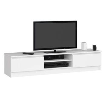 TV állvány 160 cm - Akord Furniture - fehér kép