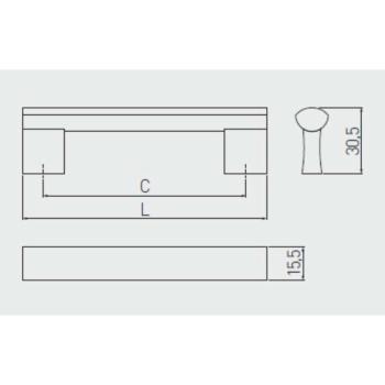 UA-B311 fogantyú 128 mm kép