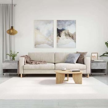 vidaXL 2 db betonszürke szerelt fa dohányzóasztal 50 x 46 x 50 cm kép