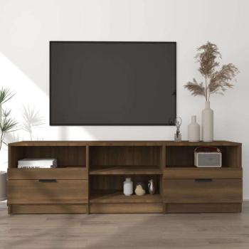 vidaXL barna tölgy színű szerelt fa TV-szekrény 150 x 33,5 x 45 cm kép