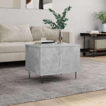 vidaXL betonszürke szerelt fa dohányzóasztal 60 x 44,5 x 45 cm kép