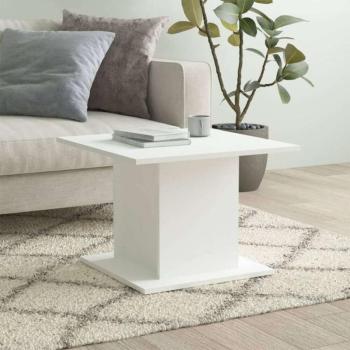 vidaXL fehér forgácslap dohányzóasztal 55,5 x 55,5 x 40 cm kép