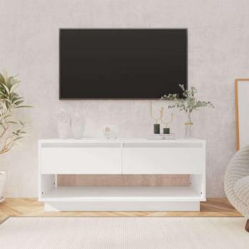 vidaXL fehér forgácslap TV-szekrény 102 x 41 x 44 cm kép