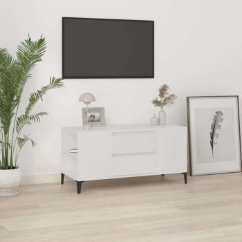 vidaXL fehér szerelt fa TV-szekrény 102x44,5x50 cm kép