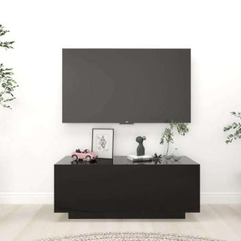 vidaXL fekete forgácslap TV-szekrény 100 x 35 x 40 cm kép