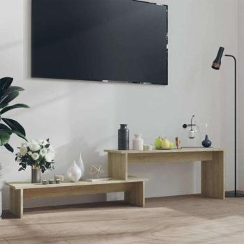 vidaXL sonoma tölgy színű forgácslap TV-szekrény 180 x 30 x 43 cm kép