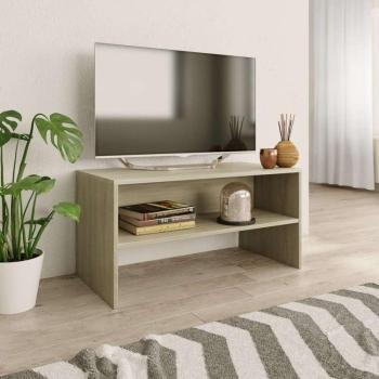 vidaXL sonoma tölgy színű forgácslap TV-szekrény 80 x 40 x 40 cm kép