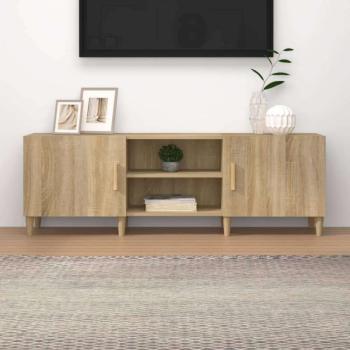 vidaXL sonoma tölgy színű szerelt fa TV-szekrény 150 x 30 x 50 cm kép