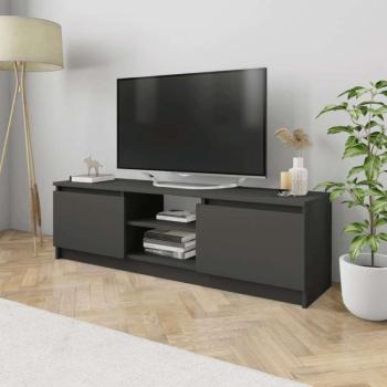 vidaXL szürke forgácslap TV-szekrény 120 x 30 x 35,5 cm kép