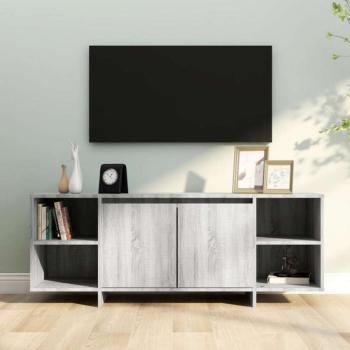 vidaXL szürke sonoma színű forgácslap TV-szekrény 130 x 35 x 50 cm kép