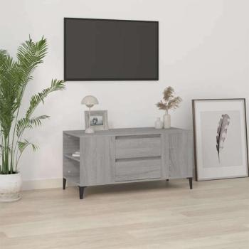 vidaXL szürke sonoma színű szerelt fa TV-szekrény 102x44,5x50 cm kép