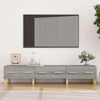 vidaXL szürke sonoma színű szerelt fa TV-szekrény 150 x 34,5 x 30 cm kép