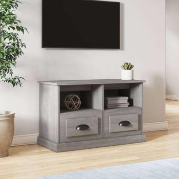 vidaXL szürke sonoma színű szerelt fa TV-szekrény 80 x 35 x 50 cm kép