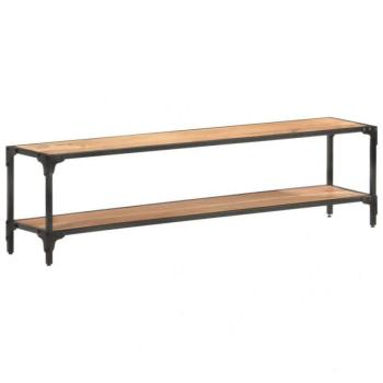 vidaXL tömör akácfa TV-szekrény 150 x 30 x 40 cm kép
