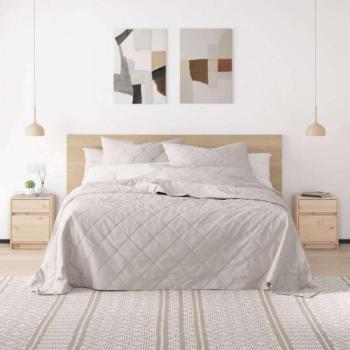 vidaXL tömör fenyőfa éjjeliszekrény 40 x 31 x 50 cm kép