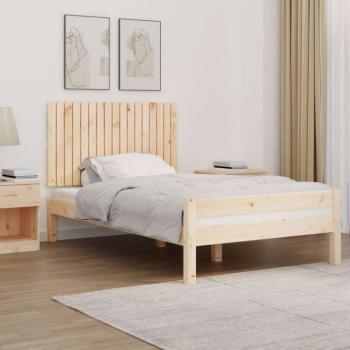 vidaXL tömör fenyőfa fali fejtámla 108 x 3 x 60 cm kép