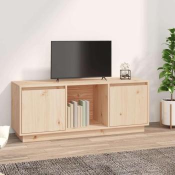 vidaXL tömör fenyőfa TV-szekrény 110,5 x 35 x 44 cm kép