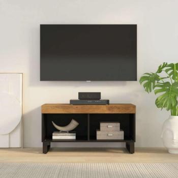 vidaXL tömör mangófa TV-szekrény 85 x 33 x 43,5 cm kép