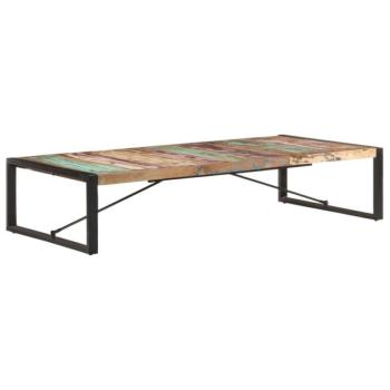 vidaXL tömör újrahasznosított fa dohányzóasztal 180 x 90 x 40 cm kép