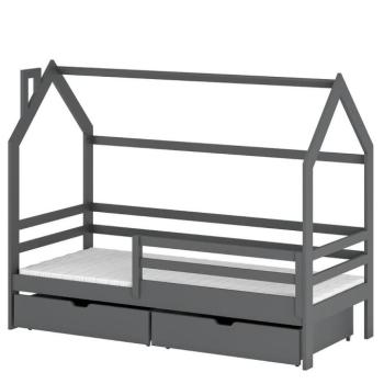 Víkendház Ágy Lila 80x160 graphite kép