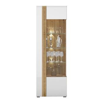 Vitrin Adagio 02P tölgy castello/fehér fényű kép