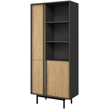 Vitrin Alsy 2 Olajozott tölgy/Antracit kép