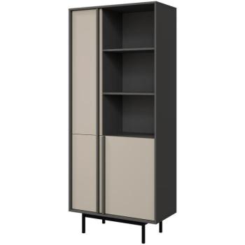 Vitrin Alsy 2 Világos bézs/Antracit kép