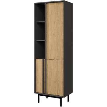 Vitrin Alsy 3 Olajozott tölgy/Antracit kép