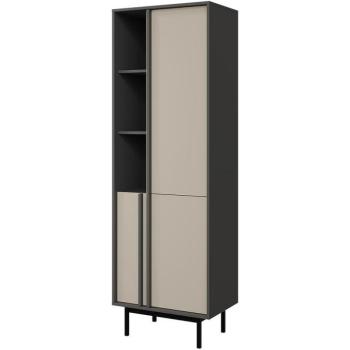 Vitrin Alsy 3 Világos bézs/Antracit kép