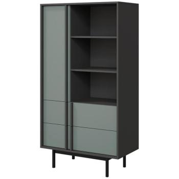 Vitrin Alsy 4 Aloé/Antracit kép