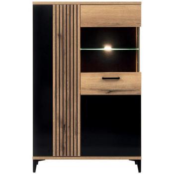 Vitrin Aris As06 Tölgy/Fekete kép