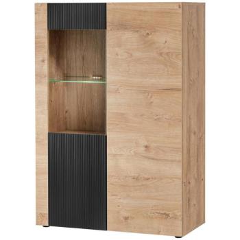 Vitrin Aron RZS AR WSW tölgy ribbeck/fekete kép